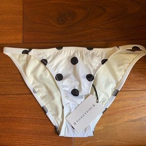 NWT: Solid and Striped Morgan Polka Dot Bikini Bottom